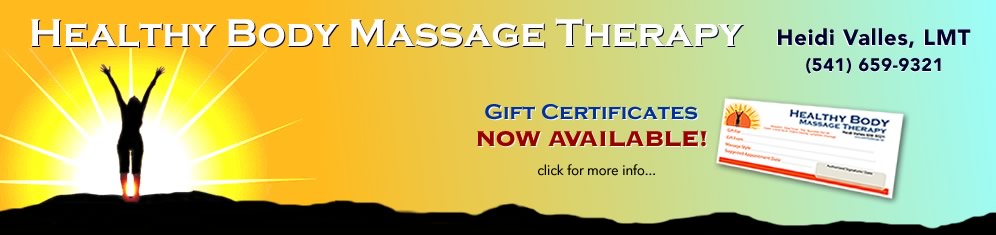 Massage therapy in Grants Pass Southern Oregon